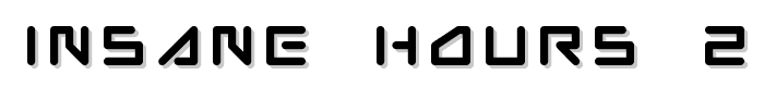 Insane hours 2 font